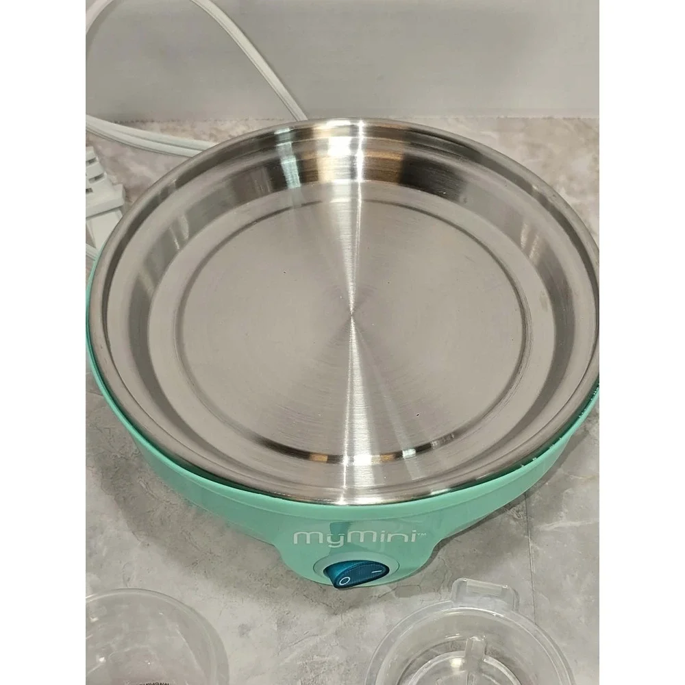 MyMini‎ Egg Cooker Teal 7 Egg Capacity Open Box Kitchen Compact 🍳🥚